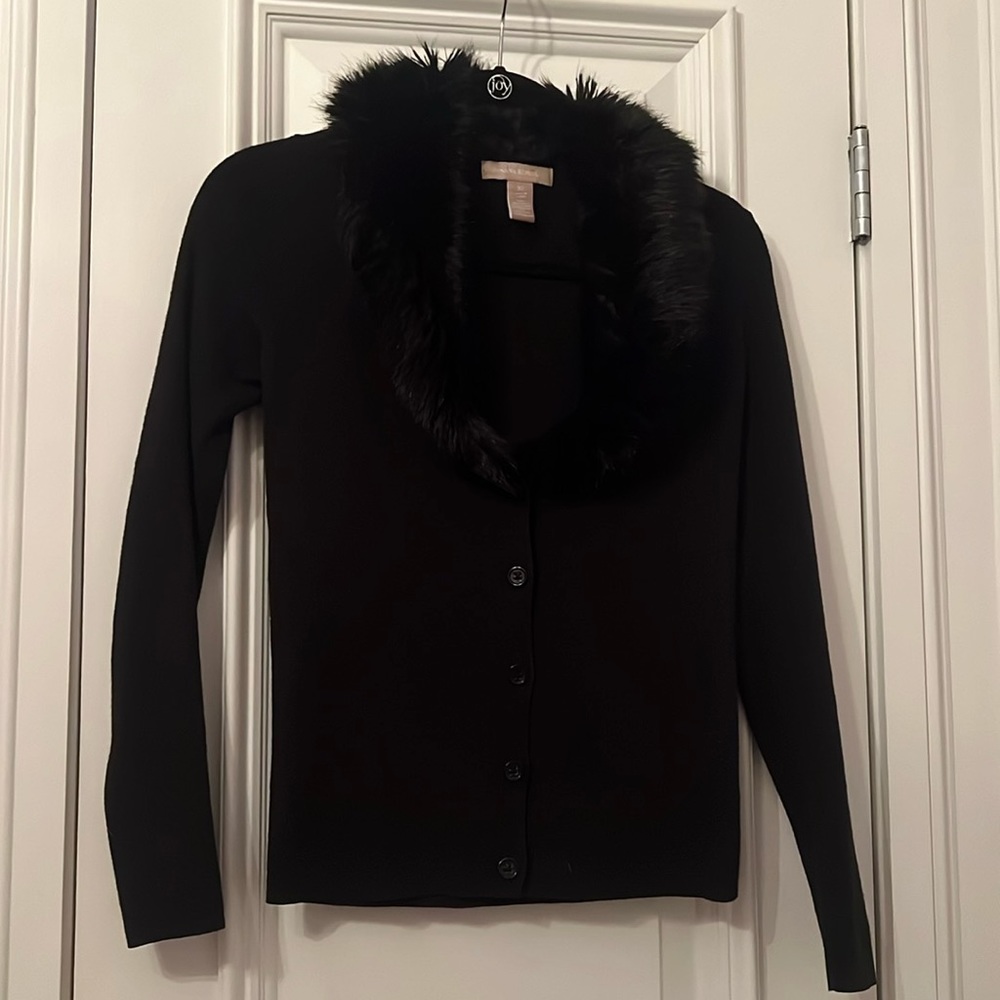 Banana Republic Faux Fur Sweater